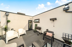 Shared roof terrace angle 3- click for photo gallery